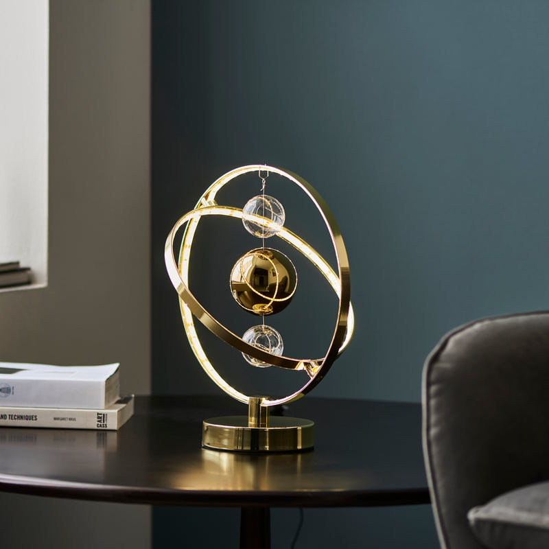 Muni Table Lamp Gold Effect