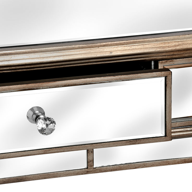 The Belfry Collection 2 Drawer Mirrored Console Table