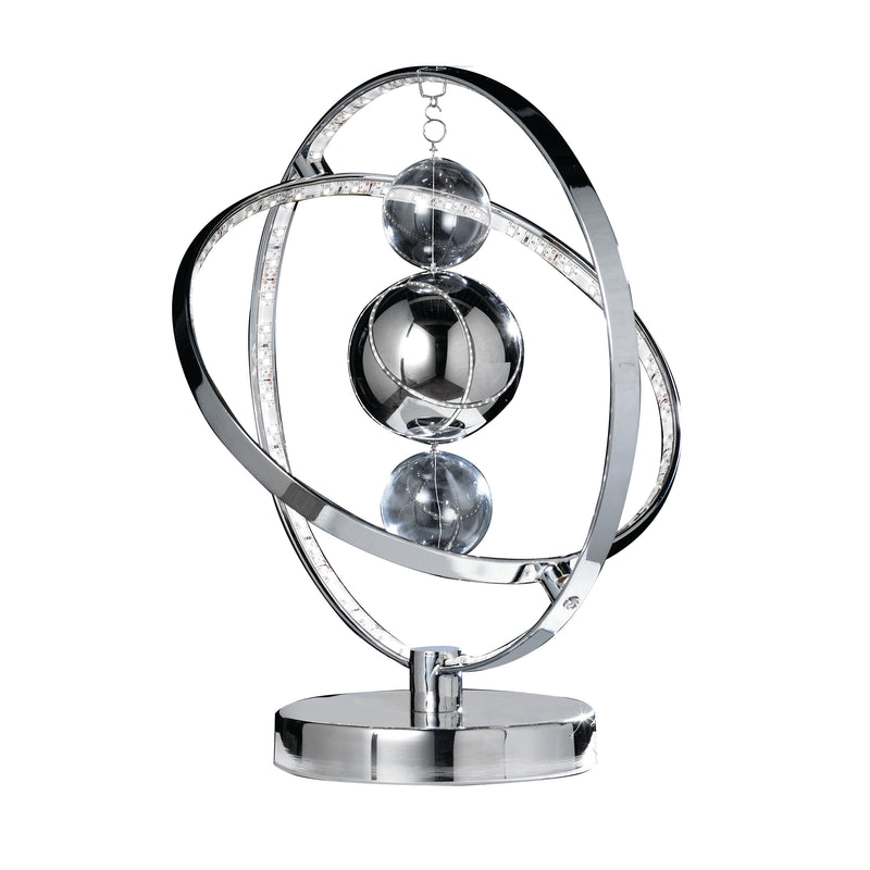 Muni Table lamp in polished chrome finish