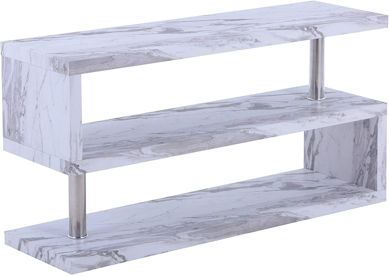 Miami TV Stand Grey Marble Veneer