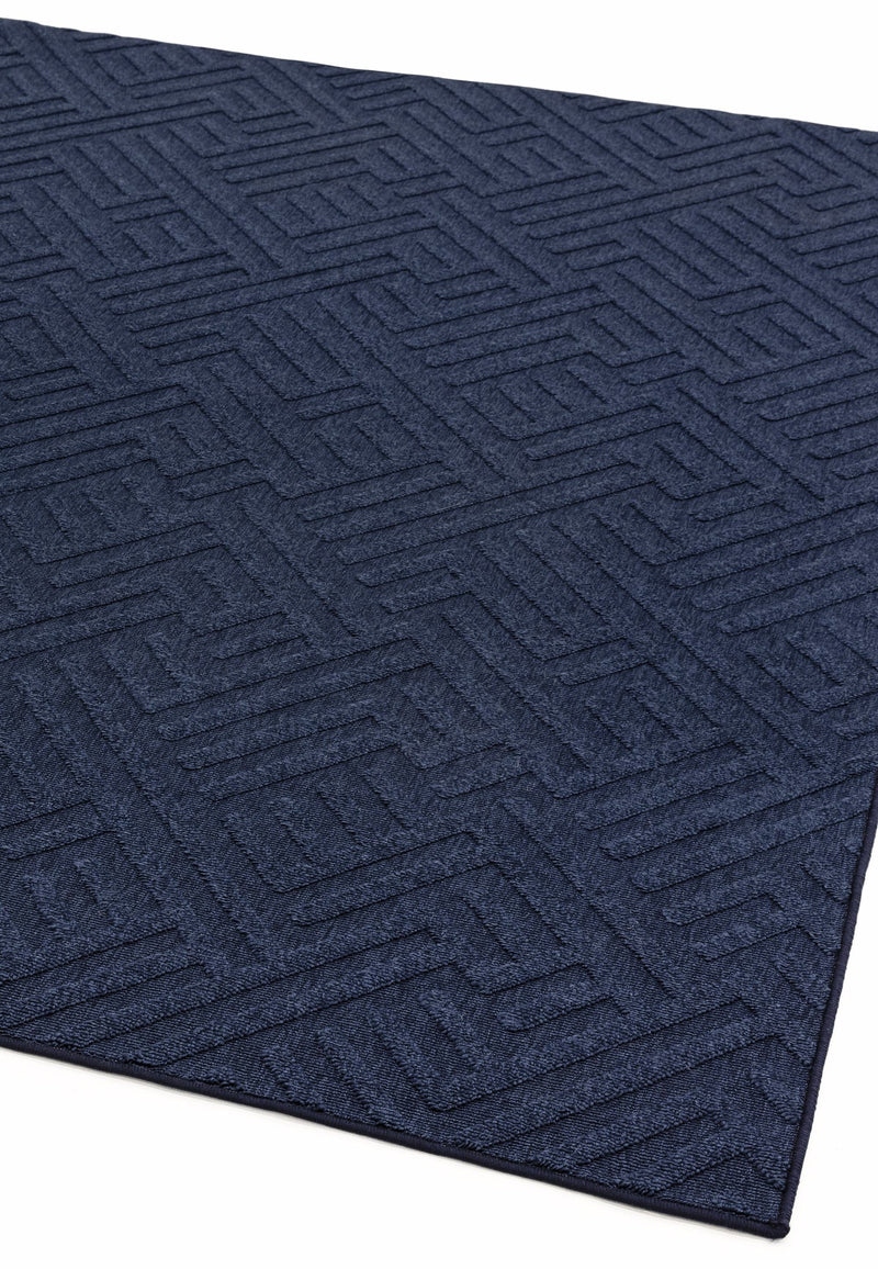 ANTIBES AN05 BLUE LINEAR RUG