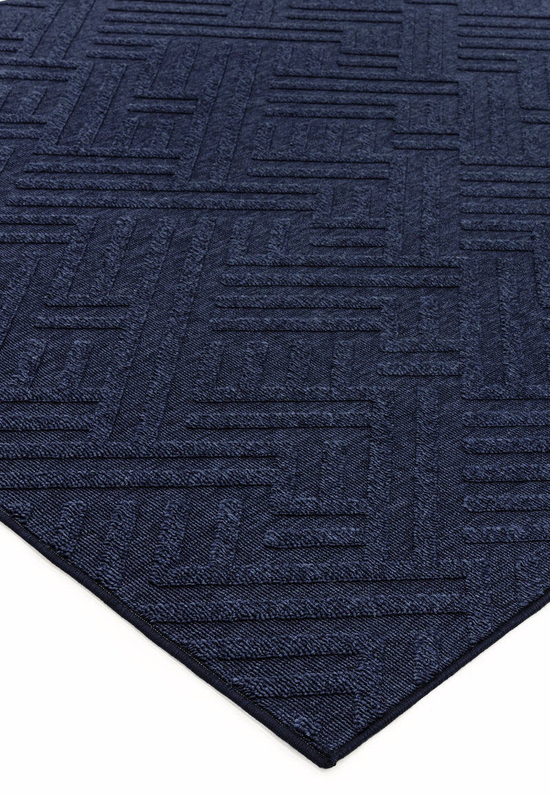 ANTIBES AN05 BLUE LINEAR RUG