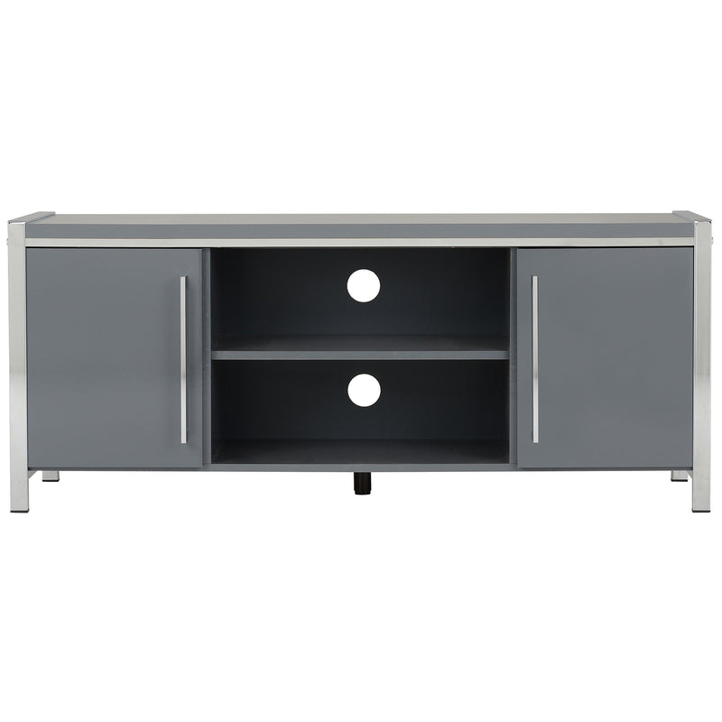 Grey Gloss Charisma 2 Door TV Unit