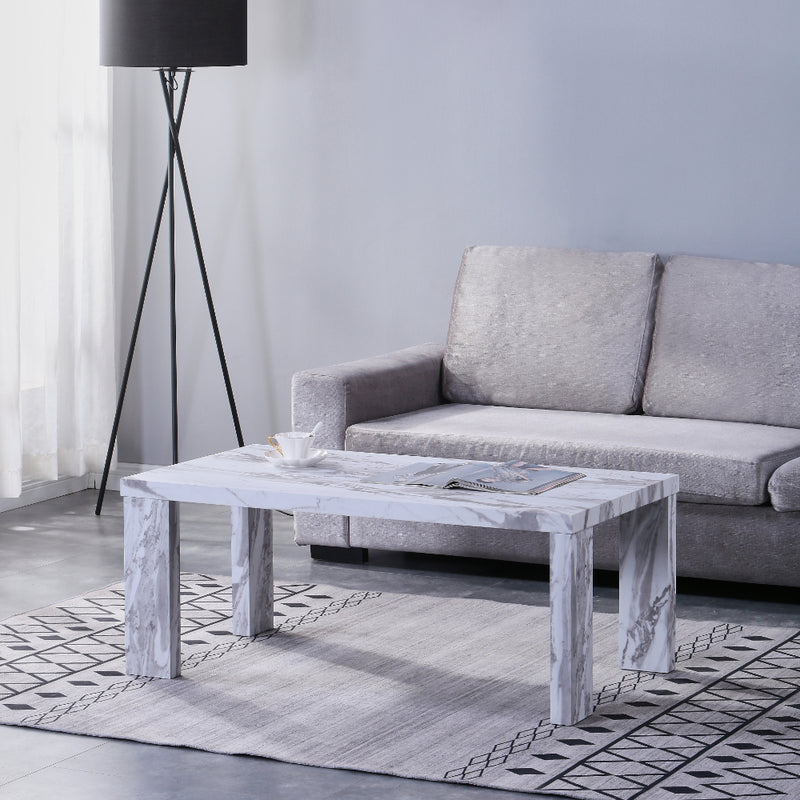 Miami Coffee Table Grey Marble Veneer