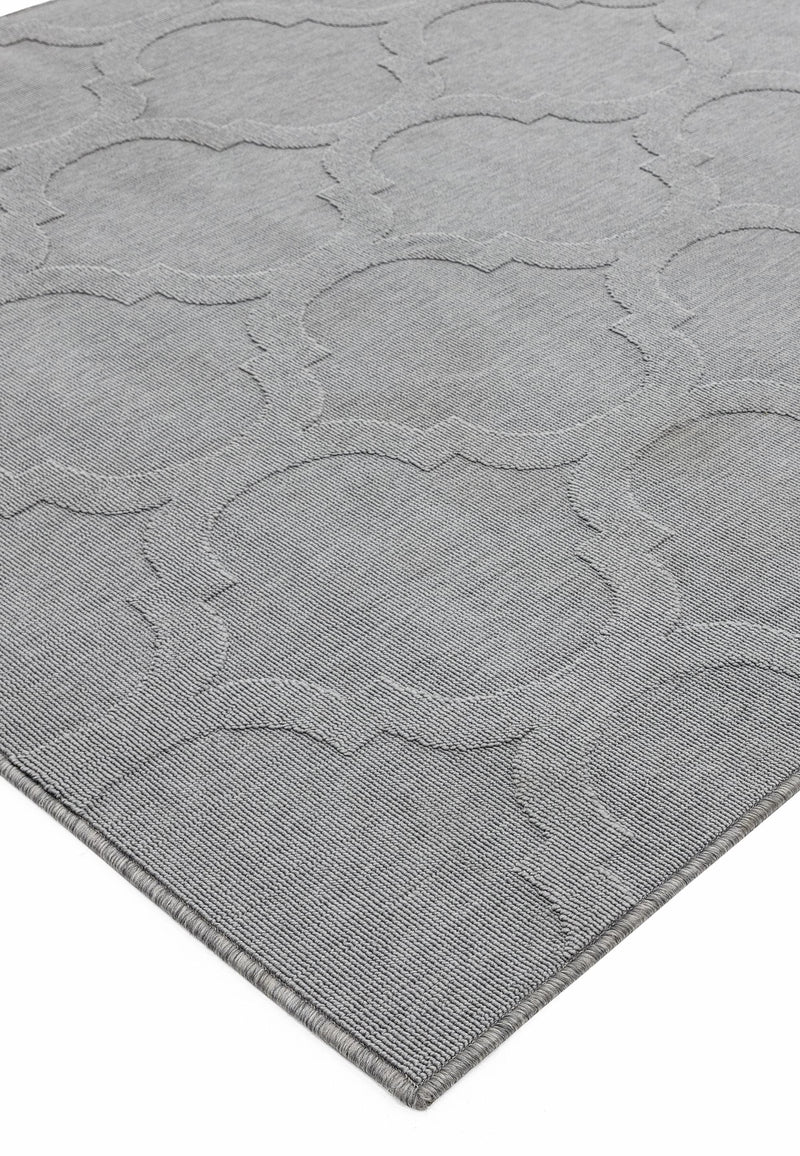 ANTIBES AN01 GREY TRELLIS RUG