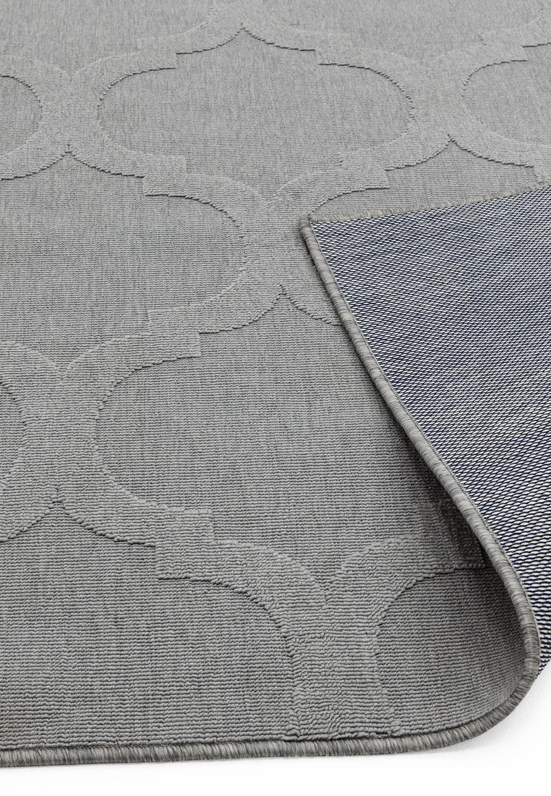 ANTIBES AN01 GREY TRELLIS RUG