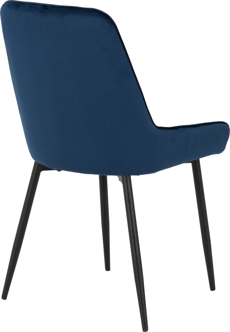 Avery Chair Sapphire Blue Velvet