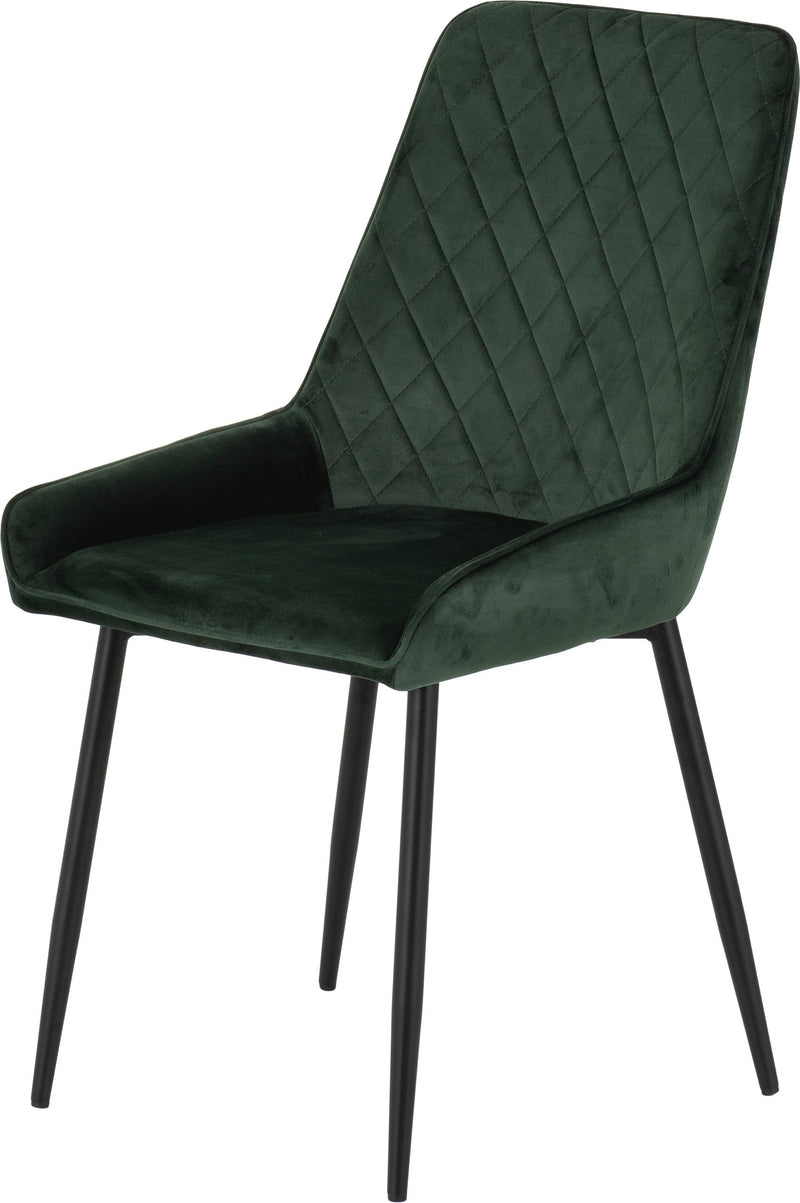 Avery Chair Sapphire Green Velvet