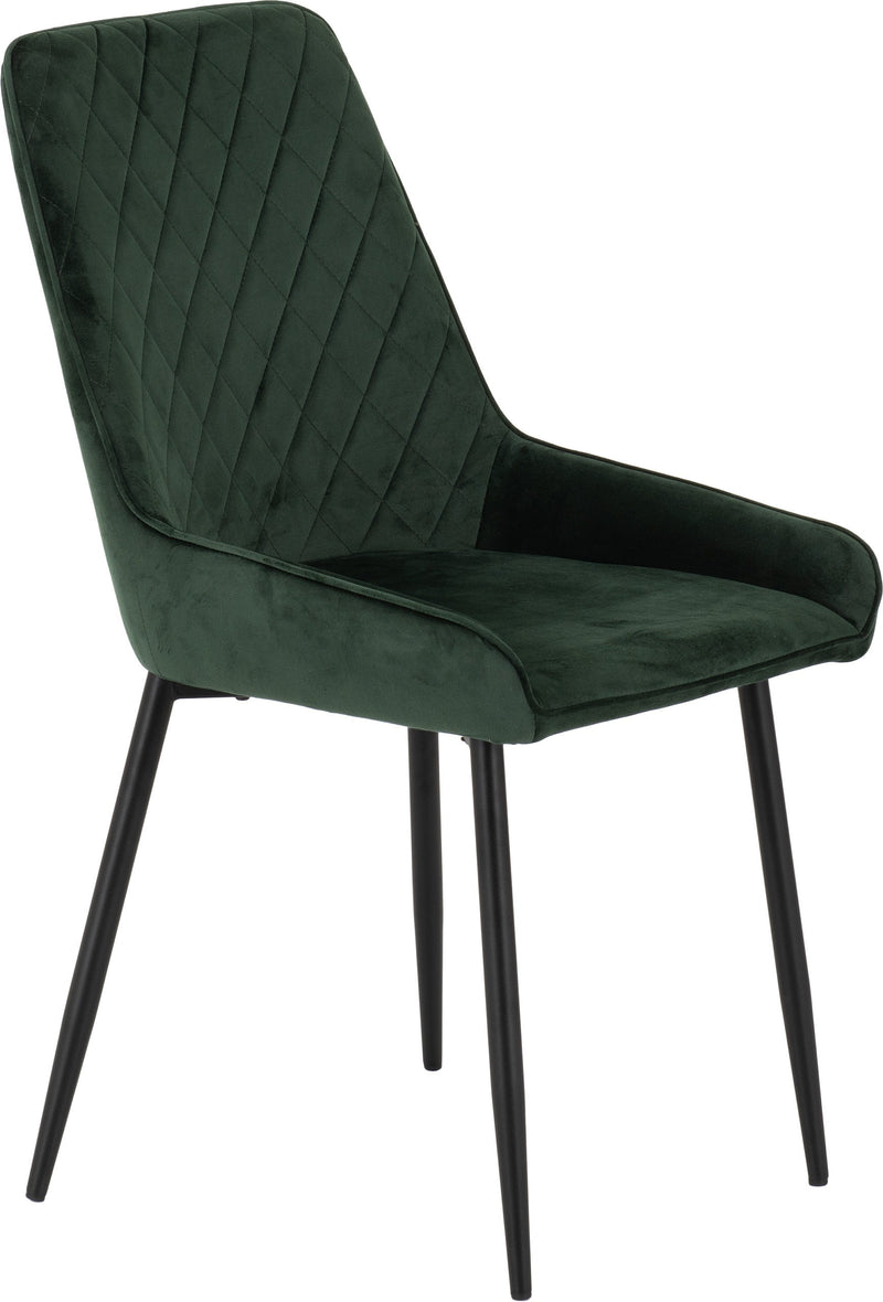 Avery Chair Sapphire Green Velvet