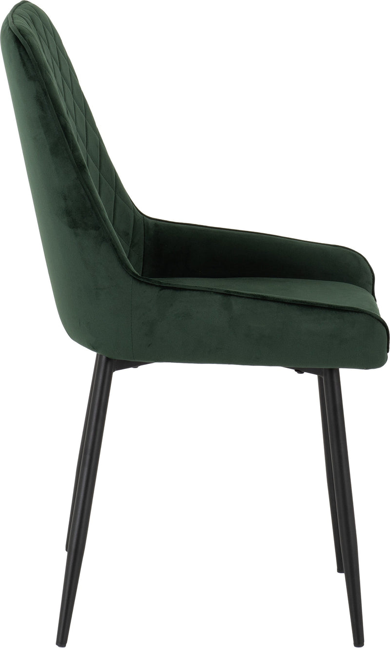 Avery Chair Sapphire Green Velvet