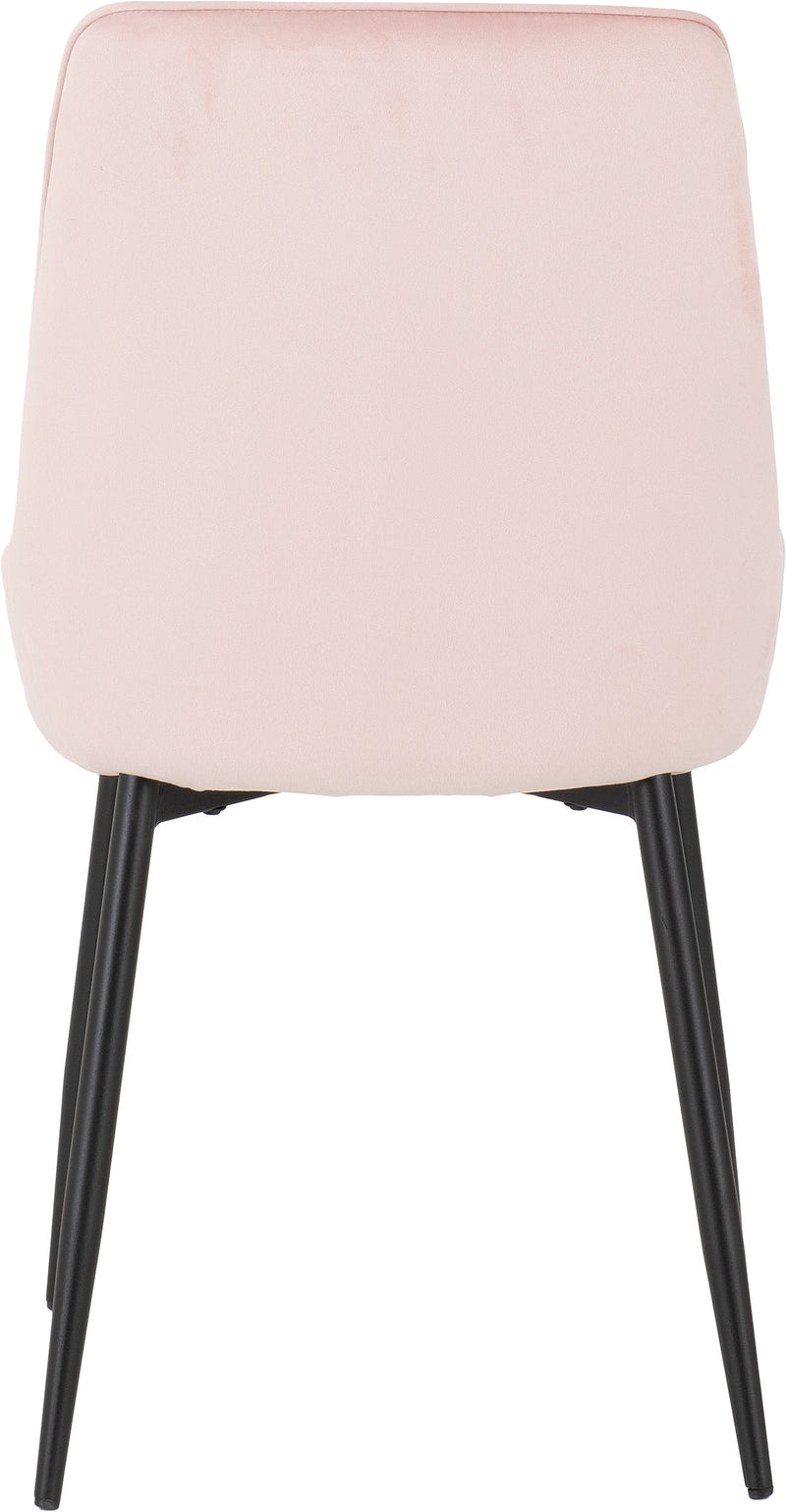 Avery Chair baby pink  Velvet