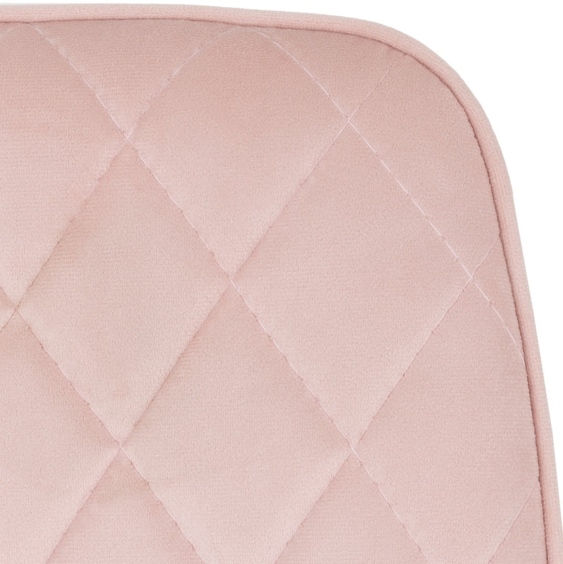 Avery Chair baby pink  Velvet