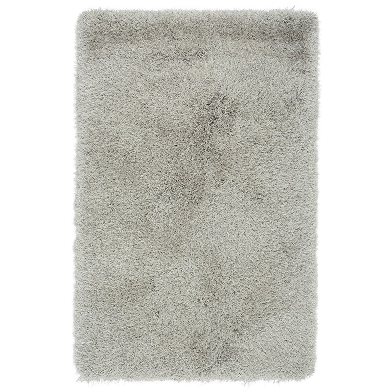 Cascade Silver Luxury Polyester Rug by Asiatic