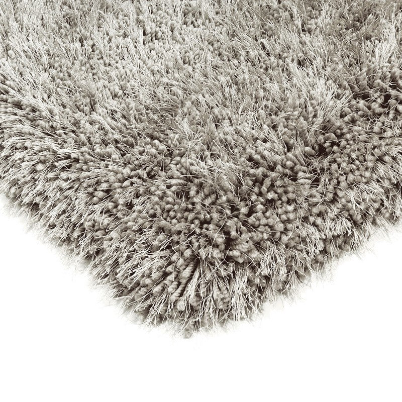 Cascade Silver Luxury Polyester Rug by Asiatic