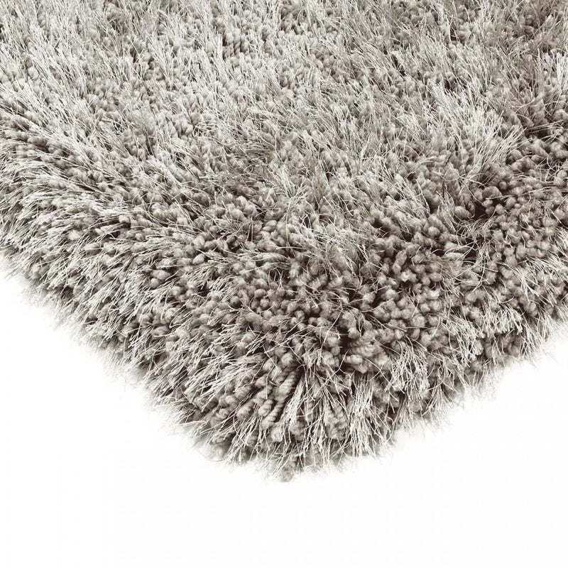 Cascade Silver Luxury Polyester Rug by Asiatic