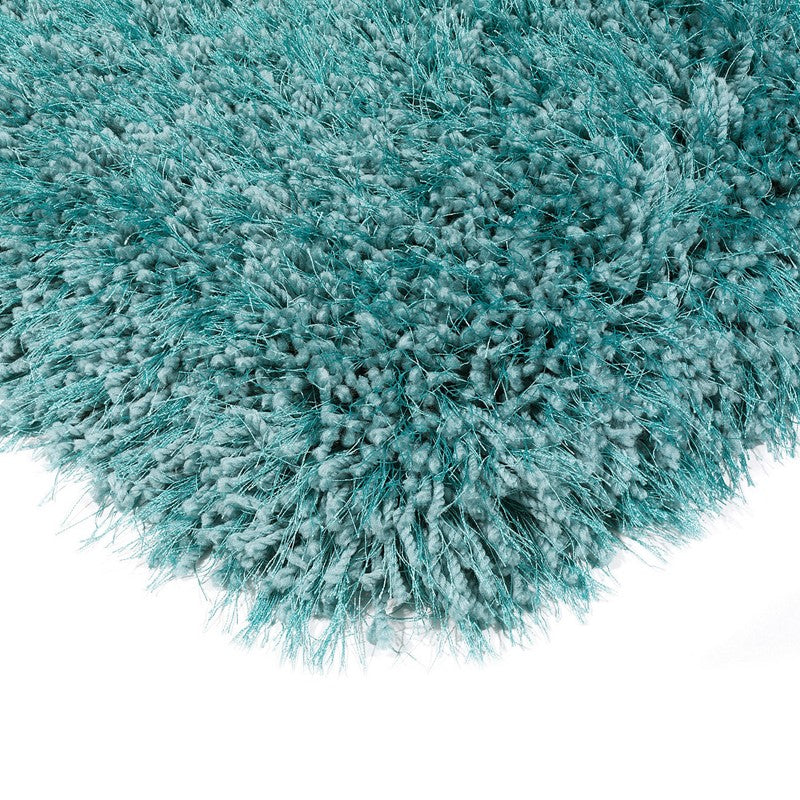 Cascade Cerulean Luxury Polyester Rug by Asiatic