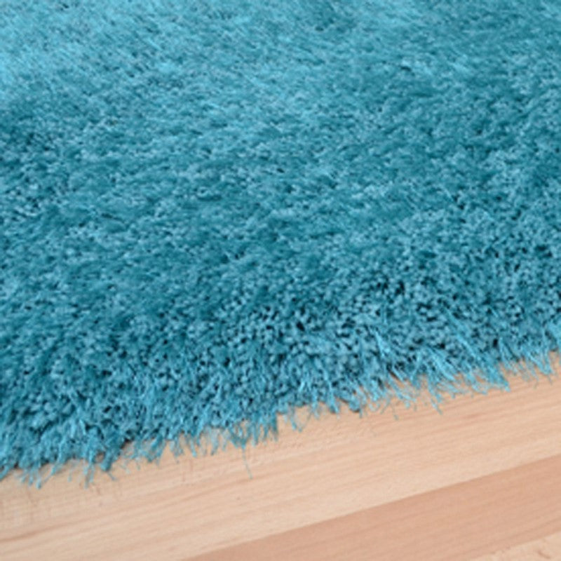 Cascade Cerulean Luxury Polyester Rug by Asiatic