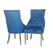 Duka Dining Chair ALL COLOURS with Plain Knocker & Plain Back