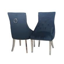 Duka Dining Chair ALL COLOURS with Plain Knocker & Plain Back