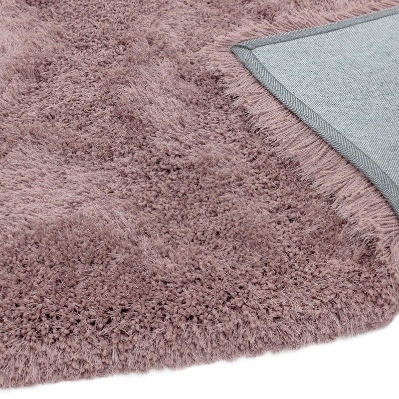 Cascade Heather Pink Luxury Polyester Rug by Asiatic