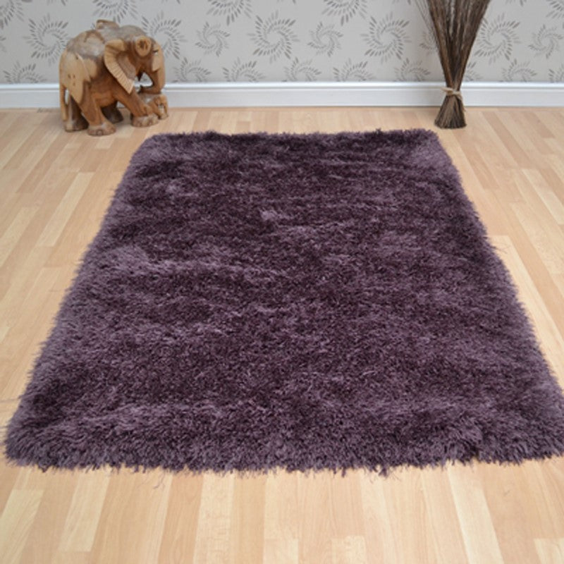 Cascade Violet Luxury Polyester Rug by Asiatic