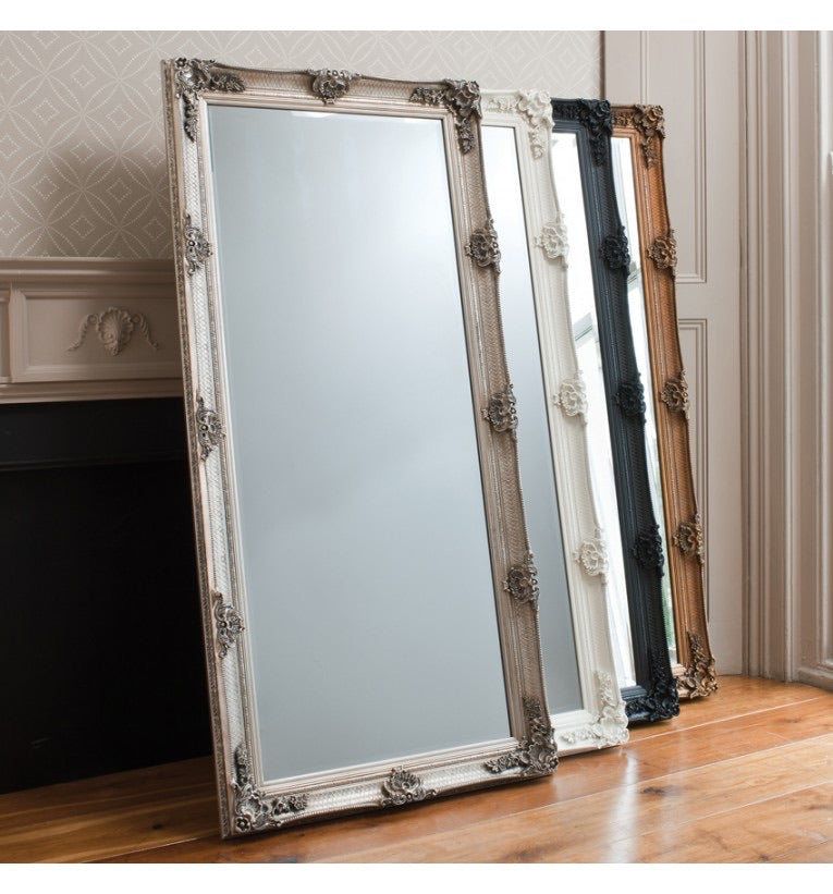 Black Abbey Leaner Mirror 65” x 31”