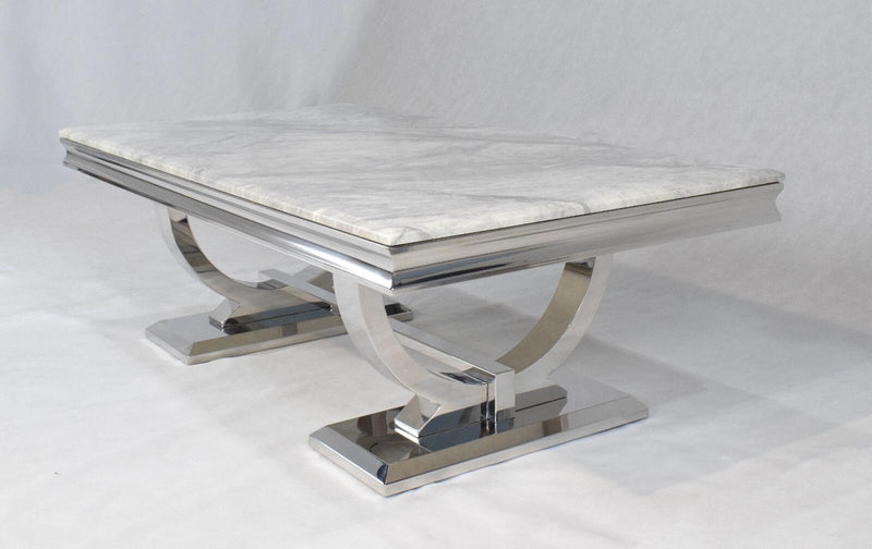 Grey Italian Marble Coffee Table