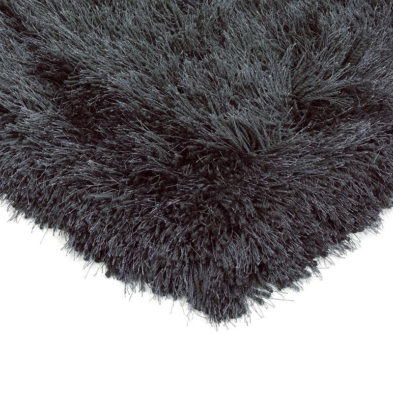 Cascade Slate Luxury Polyester Rug by Asiatic