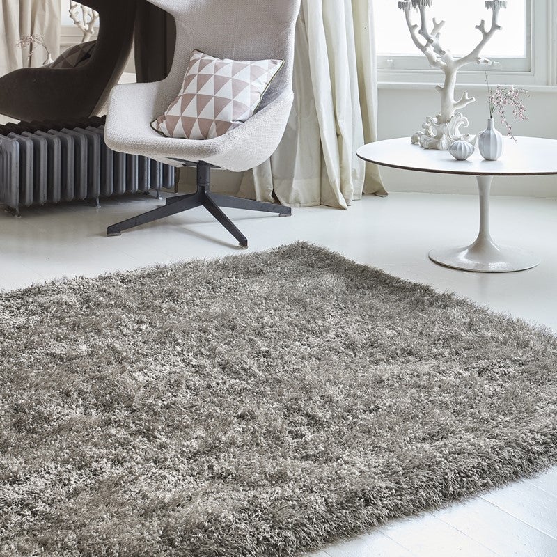 Cascade Duck Egg Luxury Polyester Rug by Asiatic