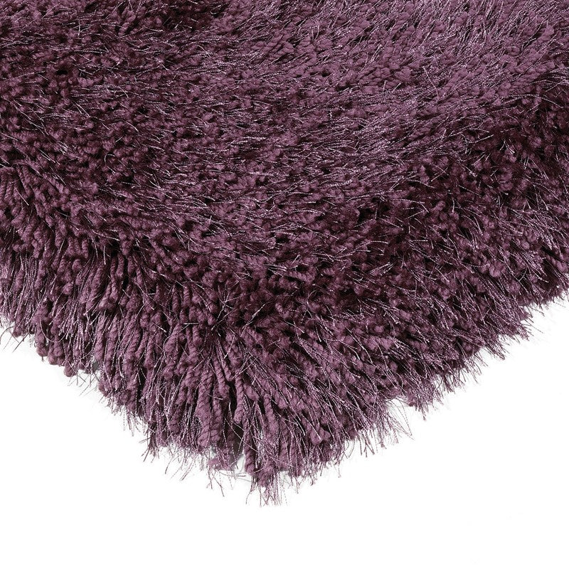 Cascade Violet Luxury Polyester Rug by Asiatic