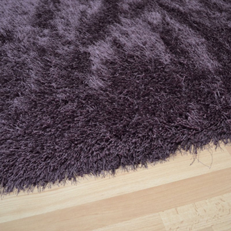 Cascade Violet Luxury Polyester Rug by Asiatic